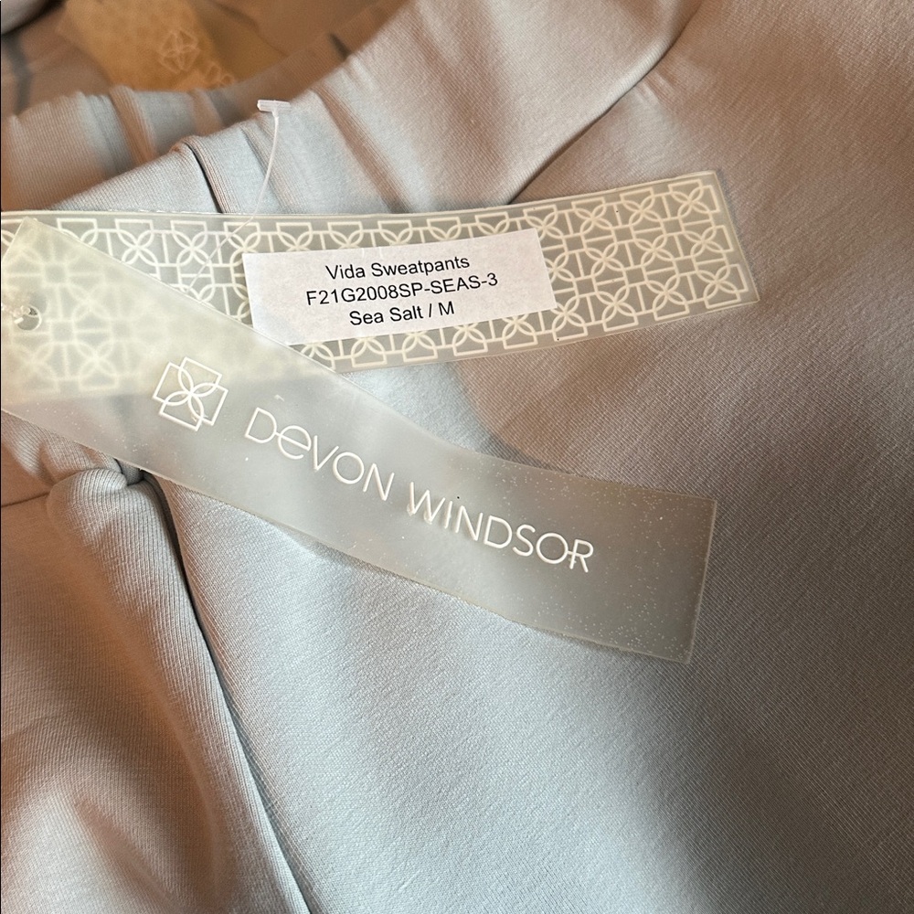 DEVON WINDSOR sea salt Vida sweatpants and Hoodie / Sweatpants Set - Picture 9 of 10